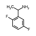 结构式 CAS# 603951-44-6, 1-(2,5-二氟苯基)乙胺