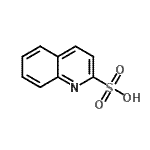 结构式 CAS# 6046-38-4, 2-喹啉磺酸