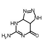 CAS 登录号：606490-07-7， 5-氨基-1,3a,4,7a-四氢-7H-[1,2,3]三唑并[4,5-d]嘧啶-7-酮