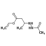 CAS#: 606491-10-5， Vinyl 3-(2-acetylhydrazino)butanoate