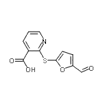 CAS#: 606970-76-7， 2-[(5-Formyl-2-furyl)sulfanyl]nicotinic acid