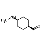 CAS 登录号：60740-30-9， 顺式-4-(甲基氨基)环己烷甲醛