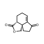 CAS 登录号：608534-86-7， (3aR,9aR)-4,5,9,9a-四氢-1H-茚并[3a,4-c]呋喃-1,6(8H)-二酮