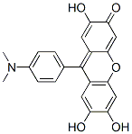 CAS 登录号：6098-86-8， 9-(4-二甲胺苯基)-2,6,7-三羟基-氧杂蒽-3-酮
