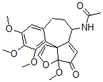 CAS 登录号：61014-70-8， (7aR-(4bR,7aalpha,10beta))-N-(7a,8,11,12-四氢-2,3,4,7a-四甲氧基-8-氧代-10H-苯并(7,8)薁并(1,8a)(b)呋喃-10-基)乙酰胺