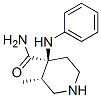 CAS#: 61085-79-8， cis-3-Methyl-4-(Phenylamino)Piperidine-4-Carboxamide