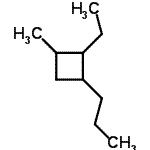 CAS#: 61233-72-5， 2-Ethyl-1-Methyl-3-Propylcyclobutane