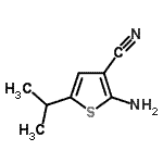 CAS#: 612504-41-3， 2-Amino-5-isopropyl-3-thiophenecarbonitrile