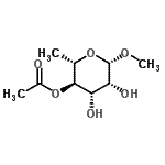 CAS#: 613261-34-0， Methyl 4-O-acetyl-6-deoxy-beta-L-mannopyranoside