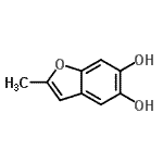 CAS#: 61407-17-8， 2-Methyl-1-Benzofuran-5,6-Diol