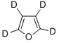 structure of CAS# 6142-90-1, Furan-D4