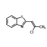 CAS#: 61503-10-4， 2-[(1Z)-2-Chloro-1-Propen-1-Yl]-1,3-Benzothiazole