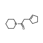 CAS#: 615539-37-2， 2-(1-Cyclopenten-1-yl)-1-(1-piperidinyl)ethanone