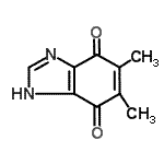 CAS 登录号：61587-95-9， 5,6-二甲基-1H-苯并咪唑-4,7-二酮