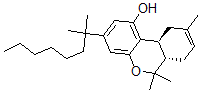 CAS 登录号：61597-28-2， (6aS,10aS)-3-(1,1-二甲基庚基)-6a,7,10,10a-四氢-6,6,9-三甲基-6H-二苯并[b,d]吡喃-1-醇