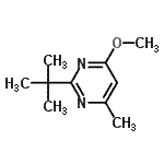 CAS 登录号：617708-41-5， 4-甲氧基-6-甲基-2-(2-甲基-2-丙基)嘧啶