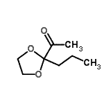 CAS 登录号：61784-41-6， 1-(2-丙基-1,3-二氧戊环-2-基)乙酮