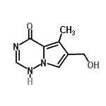 CAS#: 621685-54-9， 6-(Hydroxymethyl)-5-methylpyrrolo[2,1-f][1,2,4]triazin-4(1H)-one
