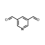 CAS 登录号：6221-04-1， 3,5-吡啶二甲醛