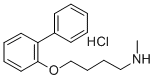 CAS 登录号：62232-79-5， N-甲基-N-(4-(2-联苯基氧基)丁基)胺盐酸盐