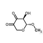 CAS#: 623170-44-5， (5S,6R)-5-Hydroxy-6-methoxydihydro-2H-pyran-3,4-dione