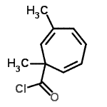 CAS#: 62360-29-6， 1,3-Dimethyl-2,4,6-Cycloheptatriene-1-Carbonyl Chloride