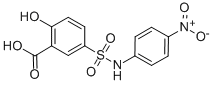 CAS#: 62547-14-2， 2-Hydroxy-5-(4-Nitro-Phenylsulfamoyl)-Benzoic Acid
