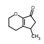 CAS#: 626232-59-5， 5-Methyl-3,4,5,6-tetrahydrocyclopenta[b]pyran-7(2H)-one