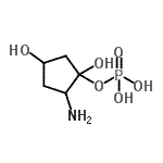 CAS#: 627459-08-9， 2-Amino-1,4-dihydroxycyclopentyl dihydrogen phosphate