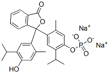 CAS#: 62796-27-4， Disodium 4-[3-[4-Hydroxy-5-Isopropyl-o-Tolyl]-1-Oxo-3H-Isobenzofuran-3-Yl]-6-Isopropyl-m-Tolyl Phosphate