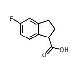 CAS#: 628732-48-9， 5-Fluoro-1-indanecarboxylic acid