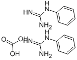 CAS 登录号：6291-89-0， 苯基胍碳酸盐