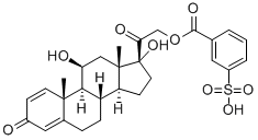 CAS#: 630-67-1， Prednisolone 21-(3-Sulphobenzoate) Sodium Salt