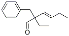 CAS 登录号：63007-28-3， 2-(丁-1-烯基)-2-乙基-3-苯基丙醛