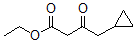 结构式 CAS# 630399-84-7, beta-氧代-环丙烷丁酸乙酯