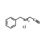 结构式 CAS# 63086-36-2, N-苄基(氰基)甲烷氯化铵