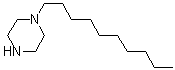 structure of CAS# 63207-03-4, 1-Decyl-Piperazine;Aids-167148;Aids167148;Nsc25545
