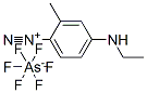 CAS#: 63217-32-3， 4-(Ethylamino)-2-Methylbenzenediazonium Hexafluoroarsenate