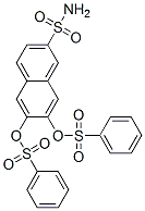 CAS#: 63217-38-9， 6,7-Bis[(Phenylsulphonyl)Oxy]Naphthalene-2-Sulphonamide