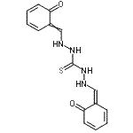 CAS#: 6327-27-1， N''-[(Z)-(6-Oxo-2,4-Cyclohexadien-1-Ylidene)Methyl]-N'''-[(6-Oxo-2,4-Cyclohexadien-1-Ylidene)Methyl]Thiocarbonohydrazide