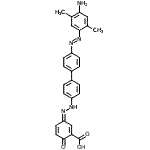 CAS#: 6330-90-1， (3Z)-3-({4'-[(E)-(4-Amino-2,5-Dimethylphenyl)Diazenyl]-4-Biphenylyl}Hydrazono)-6-Oxo-1,4-Cyclohexadiene-1-Carboxylic Acid