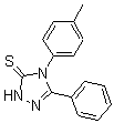 CAS#: 63314-58-9， 2,4-Dihydro-4-(4-Methylphenyl)-5-Phenyl-3H-1,2,4-Triazole-3-Thione