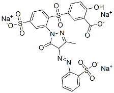 CAS#: 6359-51-9， Trisodium 5-[[2-[4,5-Dihydro-3-Methyl-5-Oxo-4-[(2-Sulphonatophenyl)Azo]-1H-Pyrazol-1-Yl]-4-Sulphonatophenyl]Sulphonyl]Salicylate