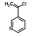 CAS 登录号：63671-83-0， 3-(1-氯乙烯基)吡啶