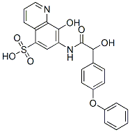 CAS#: 63680-66-0， 8-Hydroxy-7-[[2-(4-Phenoxyphenyl)-2-Hydroxyacetyl]Amino]-5-Quinolinesulfonic Acid