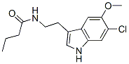 CAS#: 63762-76-5， N-[2-(6-Chloro-5-Methoxy-1H-Indol-3-Yl)Ethyl]Butyramide