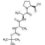 CAS#: 63769-98-2， N-{[(2-Methyl-2-Propanyl)Oxy]Carbonyl}-L-Alanyl-L-Alanyl-L-Proline