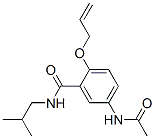 CAS#: 6382-50-9， 5-(Acetylamino)-2-(Allyloxy)-N-Isobutylbenzamide