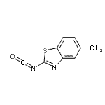 CAS 登录号：63876-63-1， 2-异氰酸-5-甲基-1,3-苯并噻唑