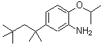 CAS#: 6388-33-6， 2-Isopropoxy-5-(1,1,3,3-Tetramethylbutyl)Aniline